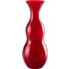 Venini / Pigmenti / vaso / rosso / vetro satinato, soffiato e lavorato a mano - 516.85 RV SAT