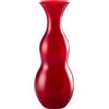 Venini / Pigmenti / vaso / rosso / vetro satinato, soffiato e lavorato a mano - 516.86 RV SAT