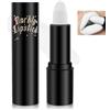 Lestpola Rossetto bianco opaco seta cremoso rossetto rossetto idratante per guance corpo labbra labbra lunga durata idratante altamente pigmentato multi-uso trucco per Halloween 08