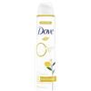Dove Deodorante spray al profumo di agrumi e pesca, con complesso di zinco nutriente e 0% sali di alluminio, 150 ml