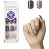 kiss new york KISS ImPRESS - Manicure, impeccabile, corta, con tecnologia PureFit, include pad per preparazione, mini lima, bastone per cuticole e 30 unghie finte