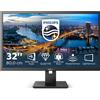 Philips Monitor 32" ( IPS 2560x1440 QHD 2K 75Hz ) B LINE Powersensor Black