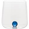 Zafferano Bilia Bicchieri Blu 44 cl Set 6 Pz in Vetro Borosilicato Fatto a Mano