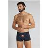 Intimissimi Boxer Cotone Superior Stampa Bassotto Blu