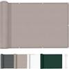 HENG FENG Frangivista Balcone 70x500cm per Protezione Privacy, Taupe