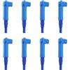 eMagTech Set di 8 Connettori per Spurgo Liquido Freni E Accoppiatore Sostituibile per Veicoli da Costruzione Auto Camion Blu