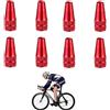 Cerioll Tappino Valvola Presta,Presta Cappuccio,Tappo Presta,8 PCS Tappo Bici,Presta Valve Cap,Tappini Valvole Presta,Tappi Per Valvole Per Bici,Coprivalvola Bici in Metallo,Bicicletta Presta Cappucci Degli