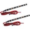 JinXiu Universale 2 pz 5050 Led striscia per Moto Bici Ambra LED Indicatore di Girata Luce lampeggiante (9 led)