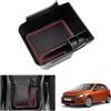 GAFAT Compatibile con VW Polo MK6/Taigo/Nivus 2018-2025 2026 Contenitore Portaoggetti per Console Centrale, Polo 2024 Organizer per Braccioli, Vano Portaoggetti, Accessori Taigo (Rosso)