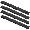 EMSea 4 coperture per lavandino del tetto dell'auto 78132-68L01 con foro superiore per barre portatutto compatibili con Suzuki Swift 2010-2017 in plastica nera