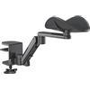 HFTEK Poggiapolsi Regolabile con Supporto ergonomico per bracciolo da scrivania (HFH2410E)