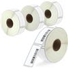 BETCKEY - 4 Rotoli 99017 Etichette Compatibile con DYMO S0722460, 12mm x 50mm, 880 Etichette per Cartelle Sospese Utilizzo per LabelWriter 450 4XL NON per 550 o 5XL