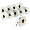 BETCKEY - 10 Rotoli 99017 Etichette Compatibile con DYMO S0722460, 12mm x 50mm, 2200 Etichette per Cartelle Sospese Utilizzo per LabelWriter 450 4XL NON per 550 o 5XL