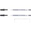PIGMA MICRON SAKURA Gelly Roll Penna a Inchiostro Gel Nero 08, 2 Pezzi + 1 Carta