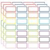 SVNOOC Etichette adesive rimovibili multiuso cancellabili a secco, bianche, foglietti adesivi riutilizzabili (5,1 x 10,2 cm) (84 pezzi) bianchi
