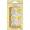 Decora 0500520 Confezione da 6 Margherite Bicolor Giallo In Zucchero