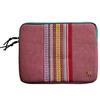 WONDEE Vam Vam Vam - Borsa per laptop e tablet da 11,6-12 pollici, tessuto ricamato e cerniera originale portachiavi, custodia per computer portatile, compatibile con MacBook Air, Chromebook ecc