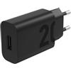 Lenovo Caricatore da parete USB-A da 20 W per tablet (ricarica rapida, protezione integrata contro sovratensioni, calore estremo e altri pericoli) - nero