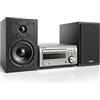 DENON Marantz 41 DAB SISTEMA Hi-Fi Compatto con 2 X 30 W di potenza di uscita Premium di argento/nero