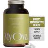 MyOva Preconception, Integratore Fertilità e Supporto PCOS (30 Giorni) | Supporto PCOS con 2000 mg di Mio Inositolo e 400 µg di Folato per Preconcepimento e Nutrizione Prenatale