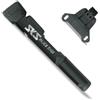 SKS GERMANY INJEX CONTROL DIGI - Pompa per bicicletta (manometro digitale, funzione telescopica commutabile, manico a 2 componenti con superficie strutturata, testa valvola MV EASY, prodotto in