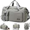 YOUYIKE Borsone da Viaggio da Uomo e Donna, Borsa da Viaggio Pieghevole, 42L Borsa Sportiva Grande con Scomparto per Scarpe, Scomparto Umido, Impermeabile, per Sport Nuoto Viaggi