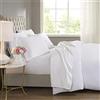 Madison Park Beautyrest Set di biancheria da letto morbido per tutte le stagioni, federa coordinata, cotone, bianco, king size