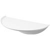 YAMAZAKI 1937 TOWER WallMounted Shelf Round, white, Steel/ABS Resin, 40 x 22 x 11.7 cm