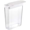 YAMAZAKI 4952 TOWER Food Container, white, Polystyrene/Polyethylene, 18.7 x 8.5 x 24.5 cm