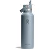 Hydro Flask - Standard Flex Straw Cap 621 ml (21 oz) Bottle - Acciaio Inox, Ermetico, Compatibile con Portabicchieri - Isolato Freddo 24 Ore - Shale Gray