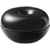 YAMAZAKI 5741 TOWER Ceramic Air Freshener Bowl, black, Ceramic, 9.5 x 9.5 x 6 cm
