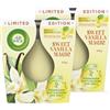 Airwick Air Wick Candela profumata in vetro - Fragranza: Sweet Vanilla Magic - Durata fino a 20 ore - Contiene oli essenziali naturali - Set di candele profumate con 2 candele ciascuna