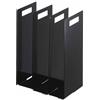 Yamazaki 4317 TOWER Towel Organizers (Set of 2), black, Steel, 14.5 x 14.5 x 30 cm