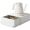 YAMAZAKI Tower Cassetto Scorrevole da Piano, bianco | Acciaio, Spazio di stoccaggio extra, blocco cucina, con parete divisoria regolabile, 27.5 x 22.2 x 11.5 cm, Design giapponese