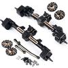 Runup Pesanti Pesi Portale Anteriore Posteriore Assale Set per Axial 1/24 RC Crawler Portale Axial SCX24 90081 C10 Jeep Gladiator Ford Bronco Parti di Aggiornamento