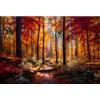 Yunlus Puzzle per adulti 1000 pezzi puzzle impossibile difficile difficile impegnativo puzzle per adolescenti autunno foglie d'acero paesaggio forestale puzzle 1000 pezzi 71,1 x 50,8 cm