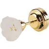 Enwye Lampadario per casa delle bambole in scala 1:12, a forma di fiore, con luci in metallo, alimentato a batteria, per decorazioni
