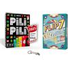 Blumie Shop Lotto in francese: PILI PILI + Flip Seven + 1 apribottiglie per giochi di carte, da 8 anni, da 2 a 8 giocatori