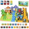 Yolla Loos Set di Mattoncini Magnetici da Costruzione, 150 Pezzi, Giocattolo Montessori, Regalo per Bambini dai 3 Anni