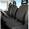 Cora manufacturing Coprisedili per furgoni tg. SP32 seduta intera tess. poliestere nero