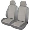 Cora manufacturing Coprisedili anteriori Fast&Smart tg. grande tess. misto cotone grigio