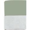 Bibo Coperta in mussola per culla e lettino Minky e mussola verde 130x80 cm