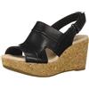 CLARKS Women's Annadel Ivory Wedge Sandal