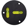 Generic 60mm Diametro Universale Livello di Vetro Metallo Rotondo Orizzontale Bolla T-Type Strumento a due vie Livello Metallo Precisione 5 ′ / 2mm