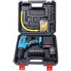 KATSU Tools KATSU Trapano avvitatore a batteria da 18 V con kit accessori + asta flessibile + punta doppia + 5 punte + 6 punte per cacciavite con 1 prolunga + 2 batterie da 1,5 Ah + caricabatterie