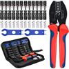COCOSY 2.5-6mm² Pinza Crimpatrice Solare Set, 12 paia di Solare Connettori, 2 Chiavi, 1 borsa portaoggetti - per l'installazione di pannelli solari sui tetti, balconi, barche, camper