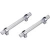 CONPHERON 2 pezzi Maniglie per Mobili Cucina Rotonda Trasparente Acrilica Manopola Moderno Armadietti Cassetto Pomelli per Mobili Maniglia per Mobile 96 mm