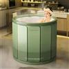 Kiss Me Vasca da Bagno Portatile per Adulti, 65 * 70 cm, Vasca Pieghevole per Adulti, Vasca per Bagno Freddo e Caldo, Vasca Pieghevole con Strato di Isolamento Rinforzato, Vasca da Immersione