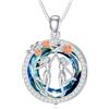 Enjoylifecreative Catenina Madre Figlia Mamma Figlia Collana 925 Argento Sterling Madre Figlia Gioielli di Amicizia per Donne Ragazze Regali per Madre Figlia Sorelle Migliore Amica, 20mm, Argento