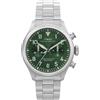 Timex Waterbury Ace TW2Y19100 - Orologio al quarzo da uomo, 41 mm, cinturino in acciaio inox con quadrante verde